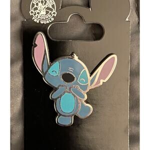 Lilo and Stitch Trading Pin Disney Parks Cutie Stitch Laughing Kawaii 2014 NWT